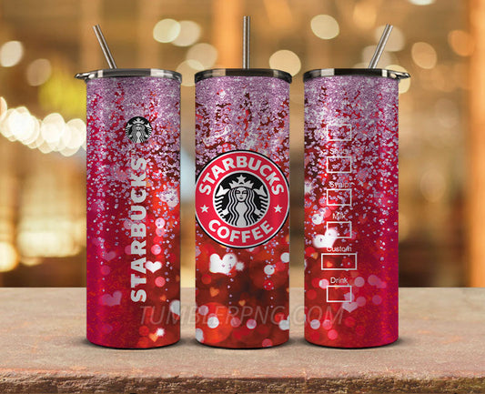 Valentine Tumbler PNG, Valentines Day Tumbler Wrap PNG , Valentine Tumbler 06