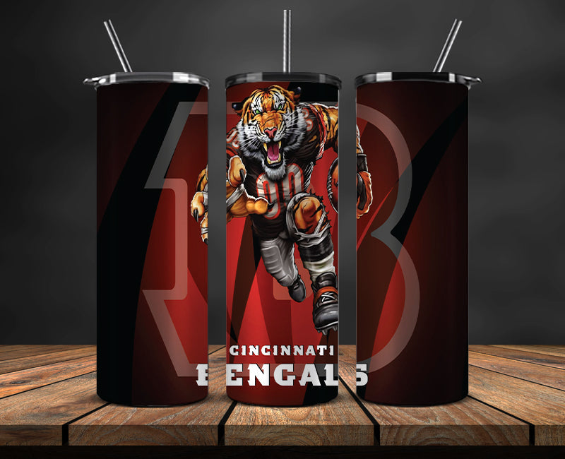 Bengals Tumbler 20oz ,Football Tumbler 20oz LUS-  06