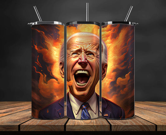 Joe Biden 2024 Tumbler Wrap,Joe Biden 2024 ,Presidential Election 2024 ,Race To The White House 06