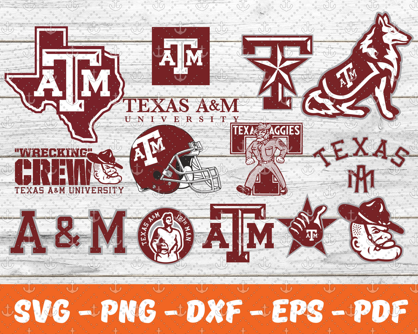 Texas AM Aggies Bundle Svg, Football Svg ,Sport Svg, Sport Bundle Svg 71