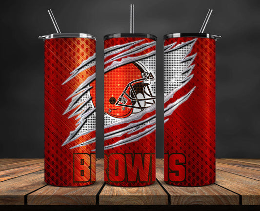 Cleveland Browns Tumbler 20oz ,Browns Logo Tumbler 20oz ,  NFL Football 20oz LUH -72