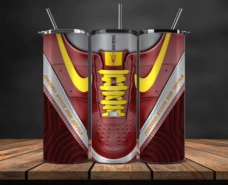 Arizona State Sun Devils Sneaker Tumbler Wrap , College Sneaker Tumbler Wrap 73