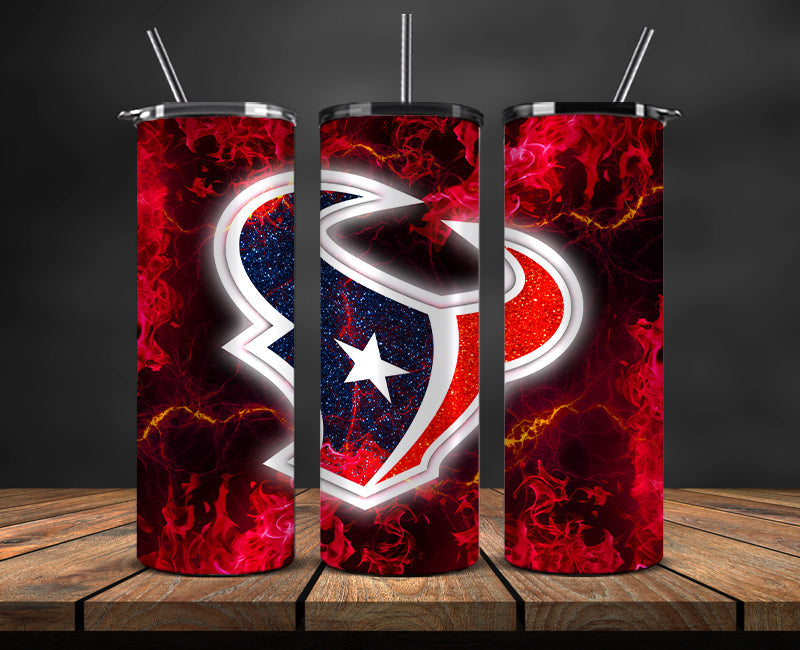 Houston Texans Tumbler, Texans Logo Tumbler 20oz ,NFL Season 2023 LUF- 76