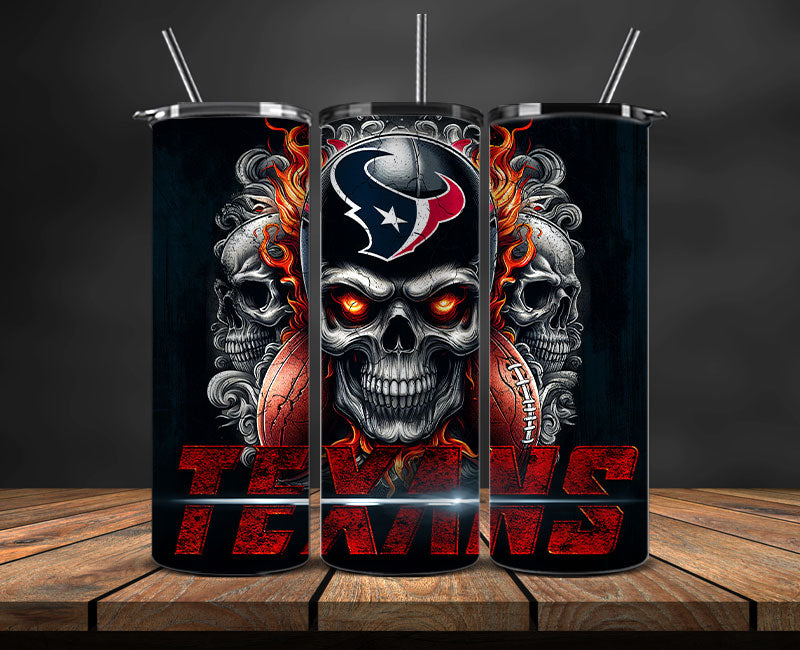 Houston Texans Tumbler Wrap,NFL Tumbler By AI, AI Tumbler Design 77