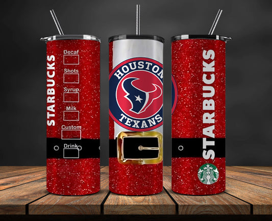 Houston Texans Christmas Tumbler 20oz,NFL Merry Christmas 20oz, NFL Christmas Tumbler 20oz 78