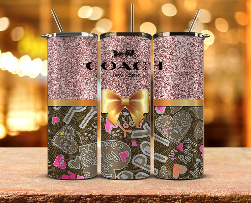 Coach  Tumbler Wrap, Coach Tumbler Png, Coach Logo,Luxury Logo Brand 79