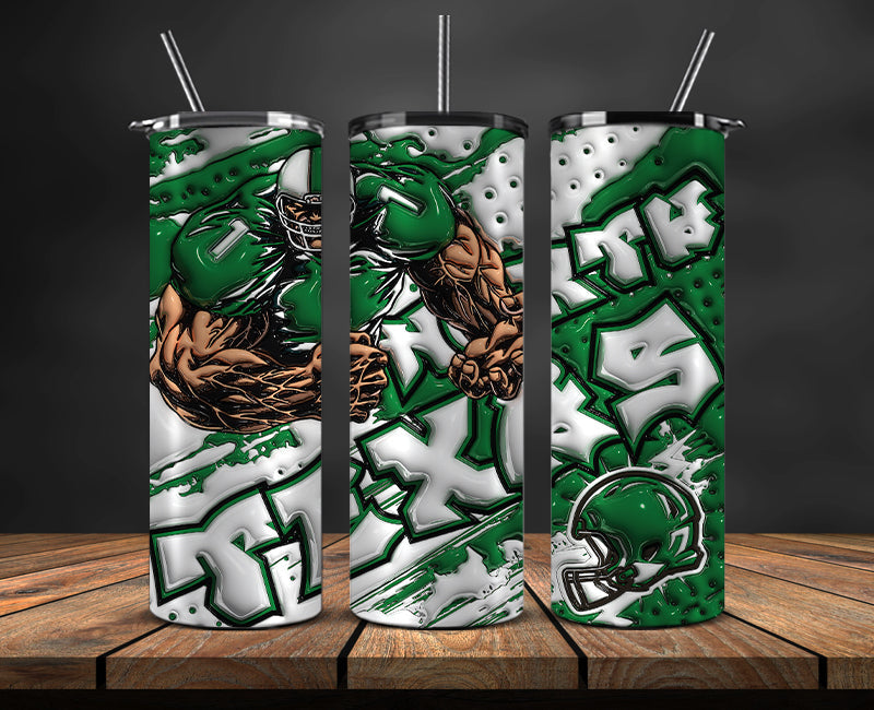 Football Mascot Colleges 3D Tumbler Skinny , Football Tumbler Png ,Nfl Png 07