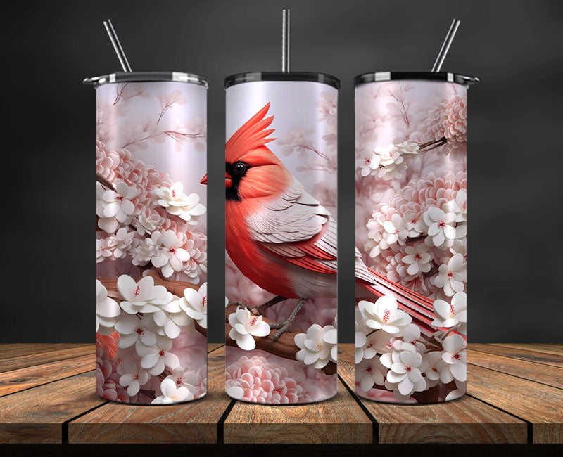 3D Flowers Tumbler Wrap, 3D Floral Sublimation Tumbler Design , 3D Tumbler Wrap,Instant Digital Download PNG 07