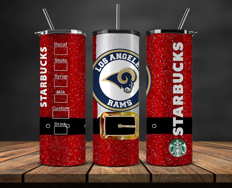 Los Angeles Rams Christmas Tumbler 20oz,NFL Merry Christmas 20oz, NFL Christmas Tumbler 20oz 83