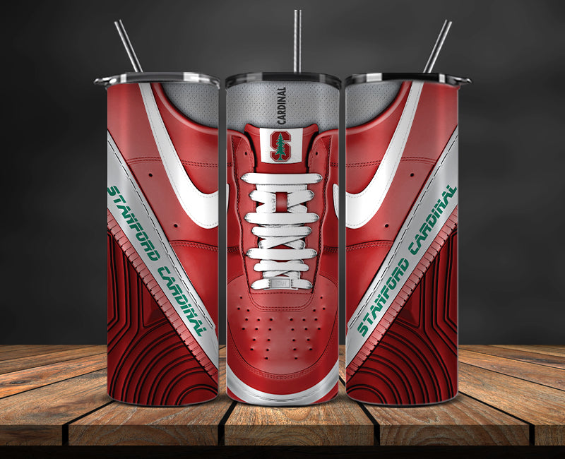 Stanford Cardinal Sneaker Tumbler Wrap , College Sneaker Tumbler Wrap 84