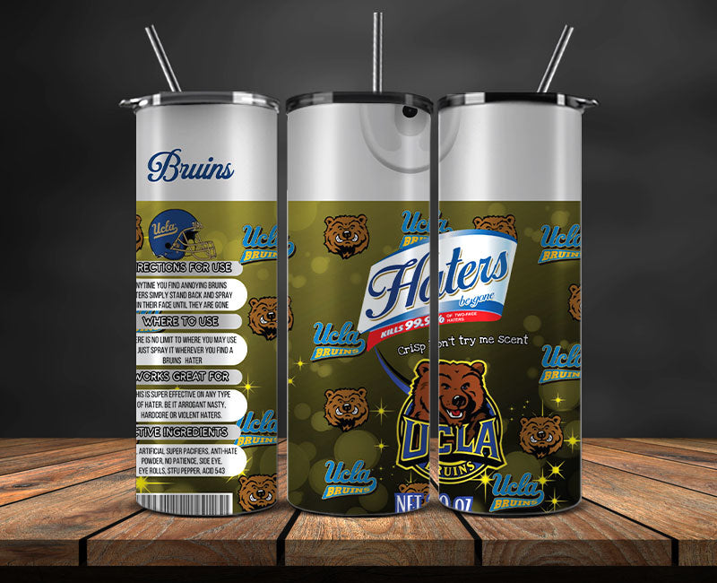 UCLA Bruins Haters BeGone Tumbler Wrap, College Haters BeGone Tumbler Png 86