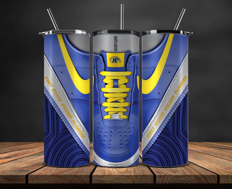 Kent State Golden Flashes Sneaker Tumbler Wrap , College Sneaker Tumbler Wrap 87