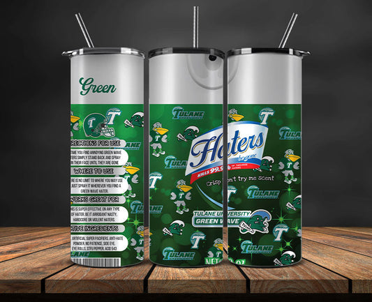 Tulane Green Wave Haters BeGone Tumbler Wrap, College Haters BeGone Tumbler Png 87