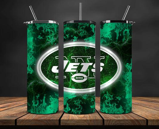 New York Jets Tumbler, NY Jets Logo Tumbler 20oz ,NFL Season 2023 LUF- 88