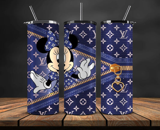 Mickey Logo Fashion Tumbler Designs, Brand Logo Tumbler Wrap New 08