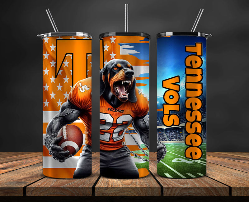 Vols Tumbler Wrap, NCAA University College Tumbler Wraps DS-08