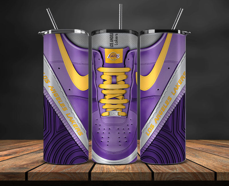 Los Angeles Lakers Tumbler Wrap, NBA Sneaker Tumbler Wrap 08