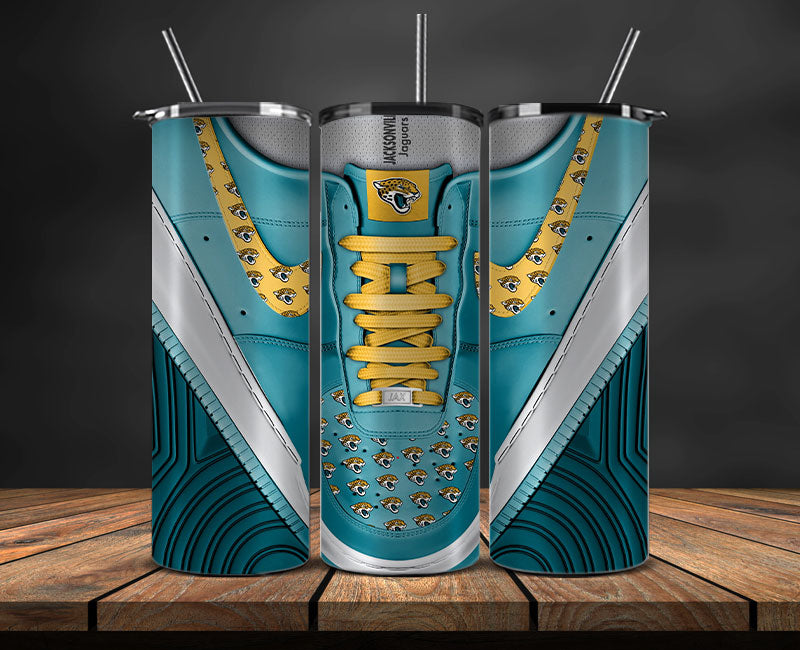 Jacksonville Jaguars Tumbler Wrap, NFL Sneaker Tumbler Wrap  90