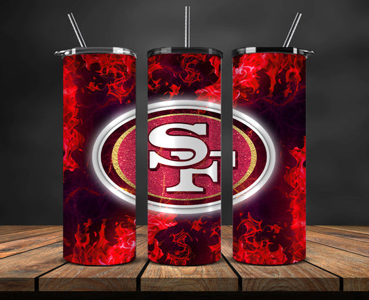 San Francisco 49ers Tumbler, 49ers  Logo Tumbler 20oz ,NFL Season 2023 LUF- 91