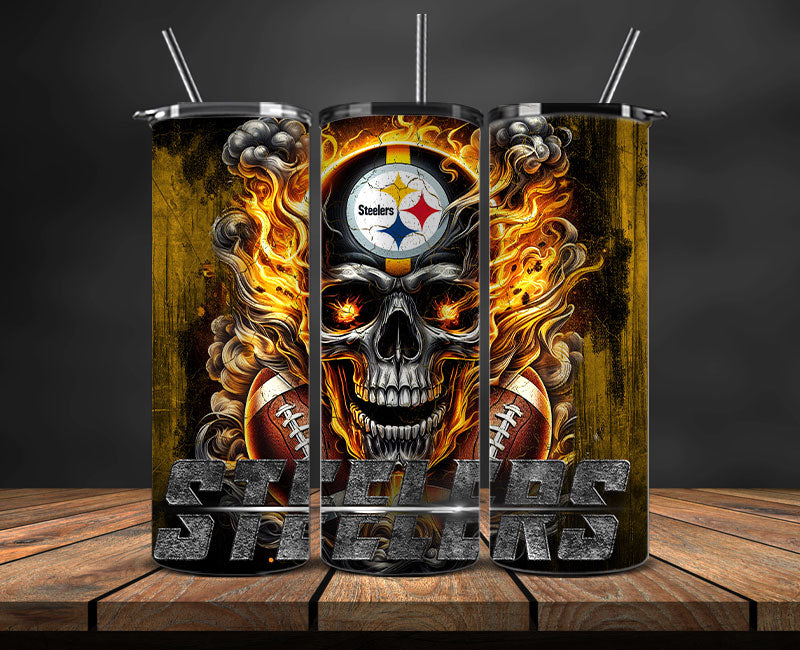 Pittsburgh SteelersTumbler Wrap,NFL Tumbler By AI, AI Tumbler Design 91