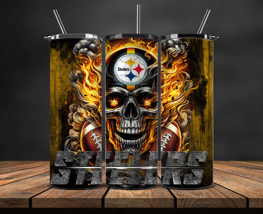 Pittsburgh SteelersTumbler Wrap,NFL Tumbler By AI, AI Tumbler Design 91