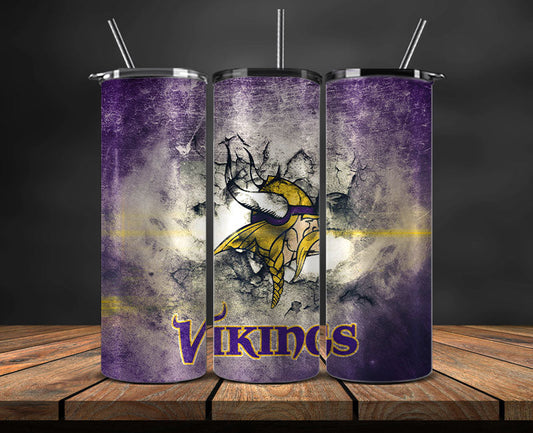 Minnesota Vikings Tumbler Wrap, Logo Tumbler Wrap DS-92