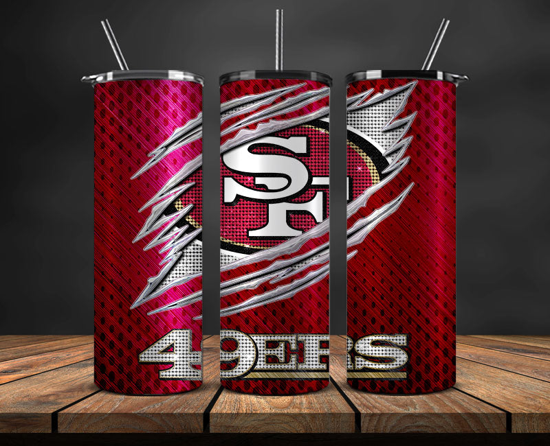 San Francisco 49ers Tumbler 20oz ,49ers Logo Tumbler 20oz ,  NFL Football 20oz LUH -92