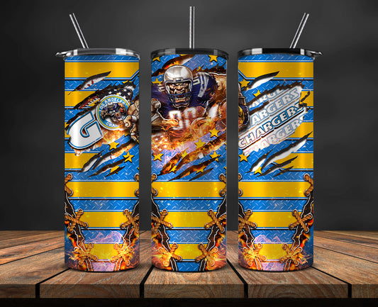 Los Angeles Chargers Tumbler, Chargers Logo, NFL, NFL Teams, NFL Logo, NFL Football Png 92