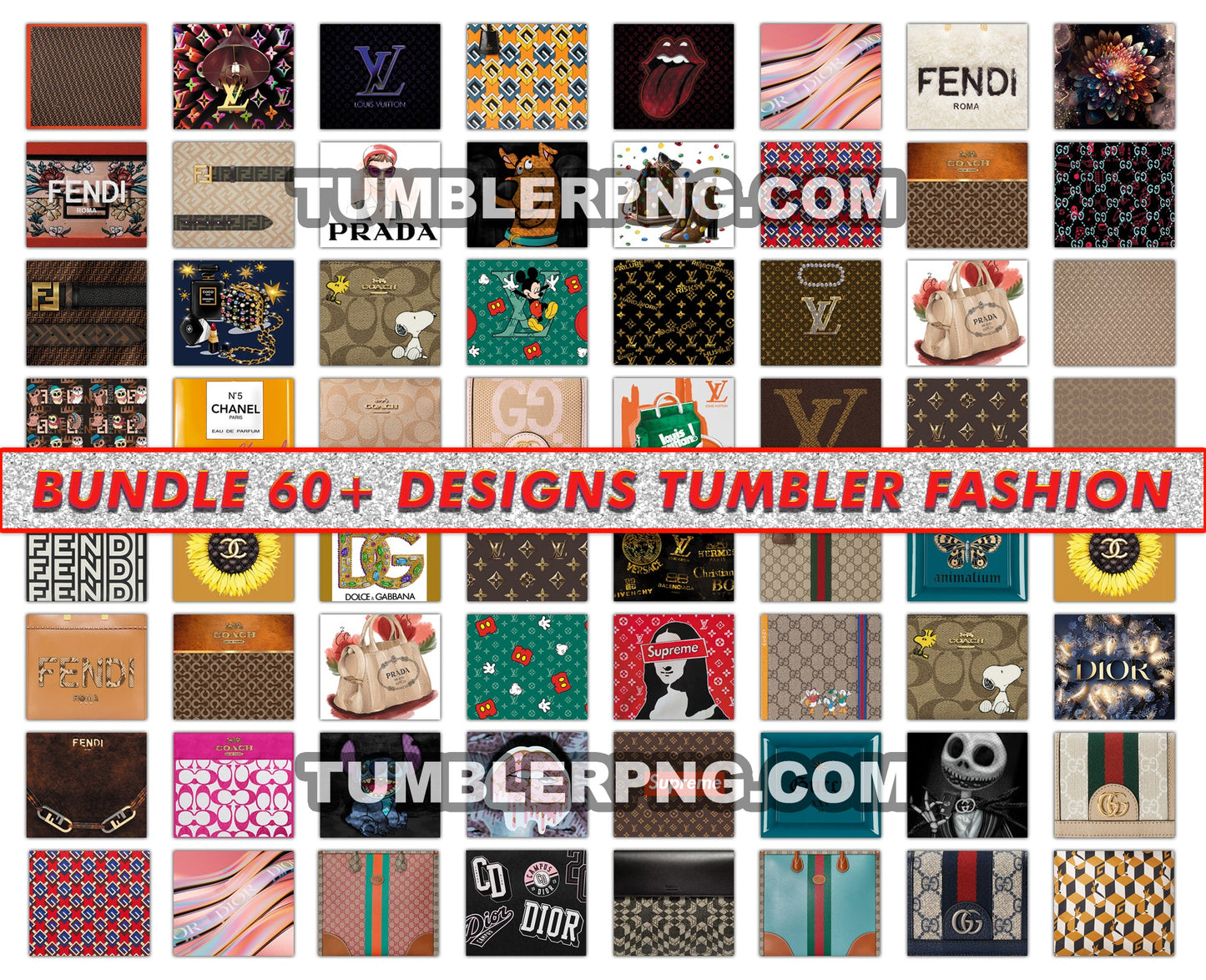 Bundle 60+ Design Tumbler Fashion, Luxury Designer Tumbler Design,Skinny Tumbler 20oz ,Digital Luxury Fashion 20oz Tumbler Wrap,Tumbler Logo Brand 93
