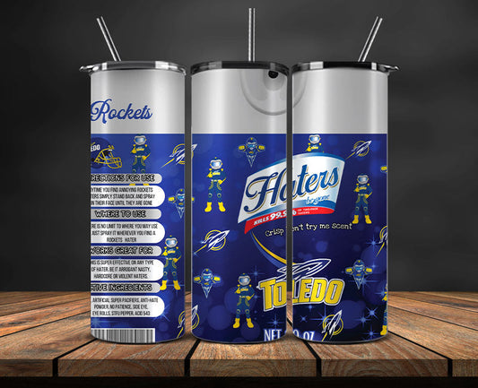 Toledo Rockets Haters BeGone Tumbler Wrap, College Haters BeGone Tumbler Png 93