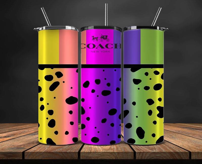 Coach Tumbler Wrap, Coach Tumbler Png ,Luxury Logo Fashion Png 95