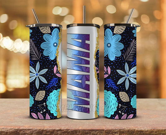 Mother's Day Tumbler Wrap Png, Mom Tumbler, Mother Tumbler,Mother's Day Skinny Tumbler 97