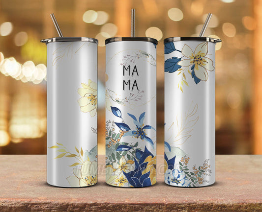 Mother's Day Tumbler Wrap Png, Mom Tumbler, Mother Tumbler,Mother's Day Skinny Tumbler 98