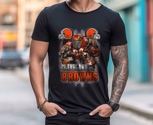 Gleveland Browns TShirt, Trendy Vintage Retro Style NFL Unisex Football Tshirt, NFL Tshirts Design 09