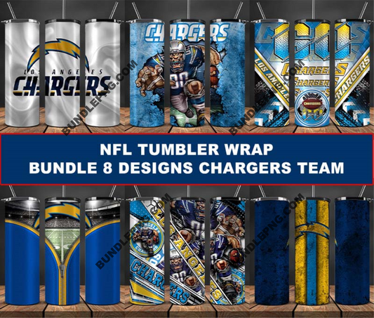 Chargers Tumbler Wrap , Football Tumbler Png ,32 Team Nfl 19