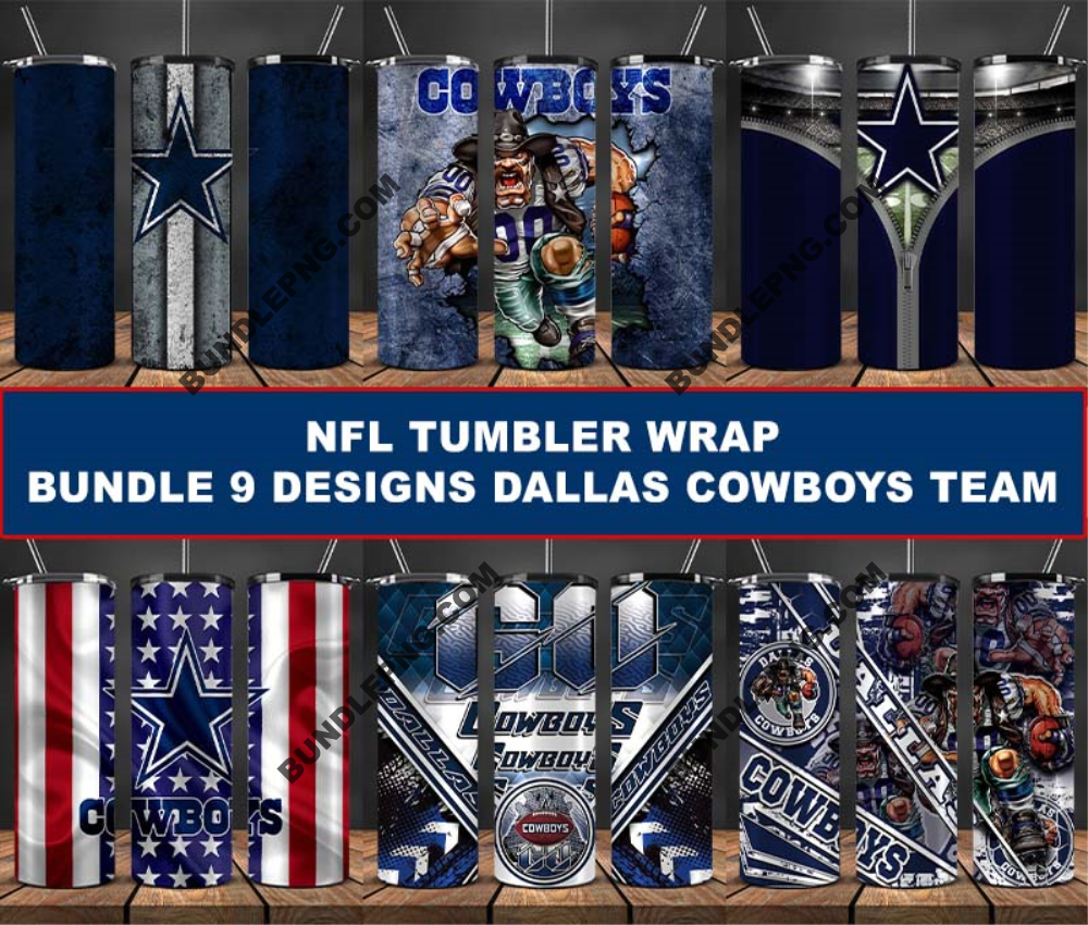 Cowboys Tumbler Wrap , Football Tumbler Png ,32 Team Sport28