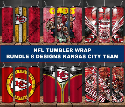 Kansas City Tumbler Wrap , Football Tumbler Png ,32 Team Nfl 21
