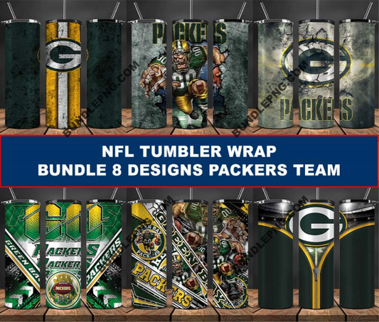 Packers Tumbler Wrap , Football Tumbler Png ,32 Team Nfl 25
