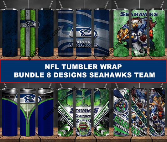 Seahawks Tumbler Wrap , Football Tumbler Png ,32 Team Nfl 08