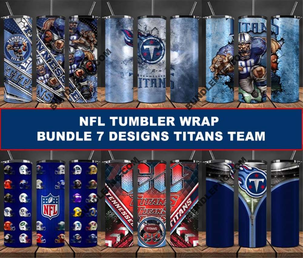 Titans Tumbler Wrap , Football Tumbler Png ,32 Team Nfl 06